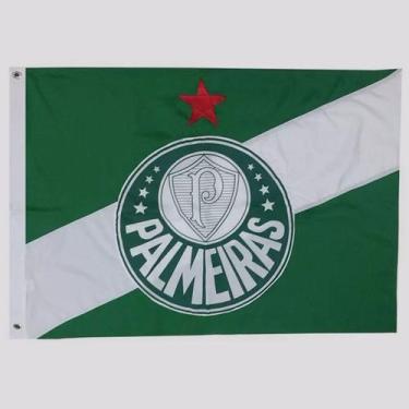 Imagem de Bandeira Palmeiras 2 Panos - Jc Bandeiras, Único