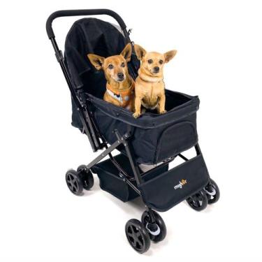Imagem de Carrinho de passeio para Pet, animal de estimação, cachorro, cão, gato