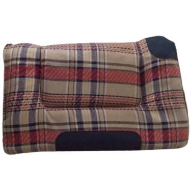 Imagem de Baixeiro Pequeno Manta Para Sela Cavalo Ponei Xadrez Ótima para Treino