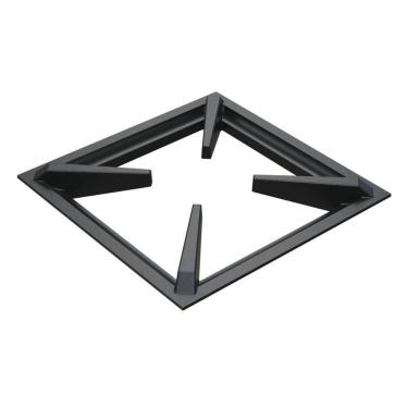 Imagem de Grelha 4 Hastes Mtq Fogão Industrial Ferro Fundido 30x30cm