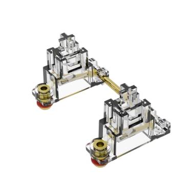 Imagem de GATERON Estabilizador de parafuso transparente Ink V2 Pro, conjunto RGB para teclado mecânico MX 60% Layout