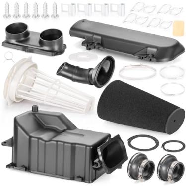 Imagem de Caixa de filtro de ar + guia + kit de montagem de capa para Yamaha Banshee 350 1987-2006