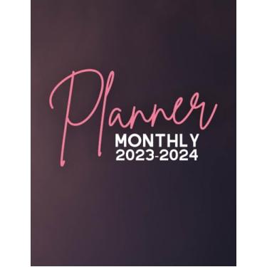 Imagem de August 2023 July 2024 Monthly Planner: Cute 12 Month Agenda For Men and Women with To Do List Goals Notes Calendar Schedule