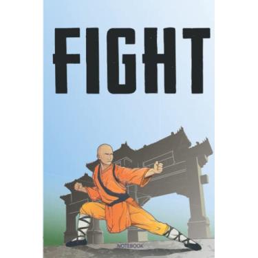 Imagem de Japanese Anime Fu Man Man Characters Journal Notebook Paperback Souvenir Diary: 100 Blank Ruled Pages 6x9 inch: Cool Wild Kung Fu Man, Taekwondo, ... For Journal Notebook Graphic Design Gift