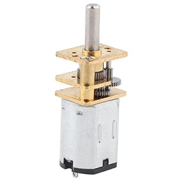 Imagem de Motor de engrenagem GA12-N20 DC 3V, mini motor de redução de velocidade, motor de engrenagem redutor de baixo ruído e alta torção 15-1000RPM com caixa de engrenagens de metal (300 rpm)