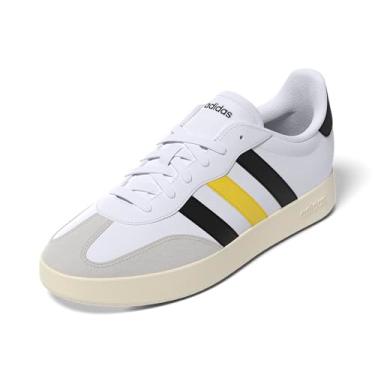 Imagem de adidas Tênis masculino Barreda, Branco/preto/amarelo utilitário, 38
