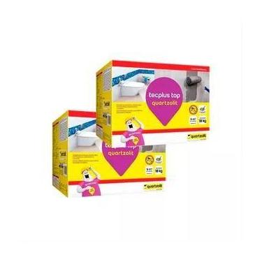 Imagem de Impermeabilizante Tecplus Top Caixa 18kg Quartzolit, 2 unidades