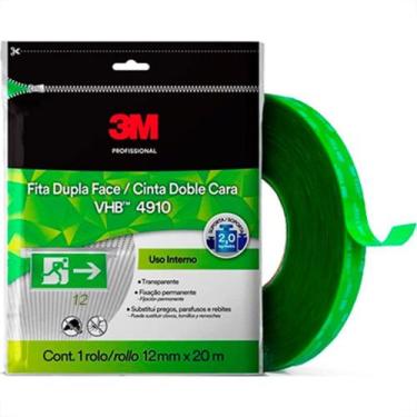 Imagem de Fita Dupla Face 3M Vhb 12Mm X 20M - Transparente Interna