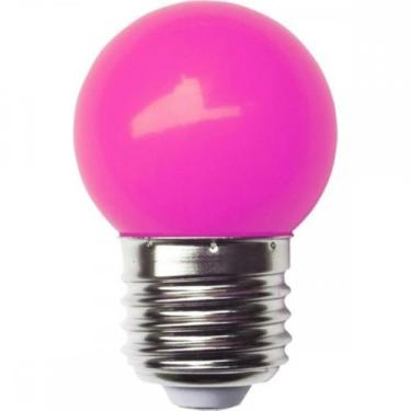 Imagem de Lampada Led Bolinha Galaxy E27 1.5Wx220V Rosa 1219 - Kit C/10, 220V