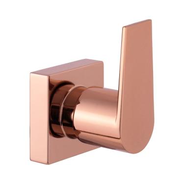 Imagem de Acabamento Registro Alavanca Rose Gold Chuveiro Padrão Deca