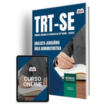Imagem de Apostila TRT-SE 2024 - Analista Judiciário - Área Administrativa - Apo