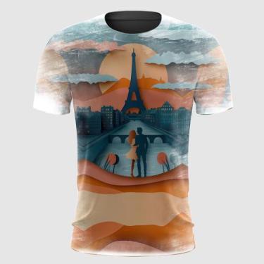 Imagem de Camiseta Casal em Paris Amor 02 - FABRIQUETA, P