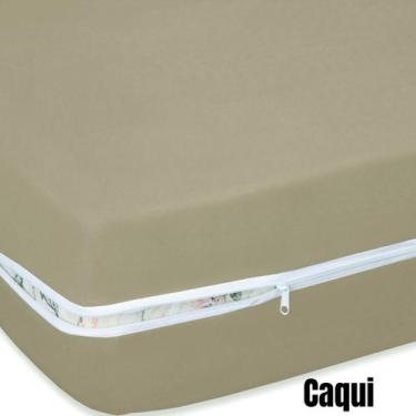 Imagem de Capa de Colchão Protetor Queen Size Malha Gel Helanca com Zíper Cama B