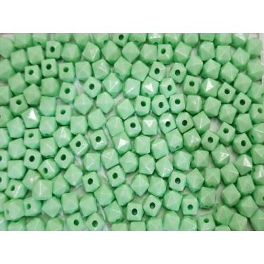 Imagem de Quadrado Passante 08mm 500g Cor 112 Verde Neon Leitoso - Aquarela