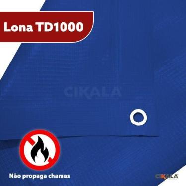 Imagem de Lona TD1000 Azul 5x3 Metros Blackout 500 Micras - Cikala
