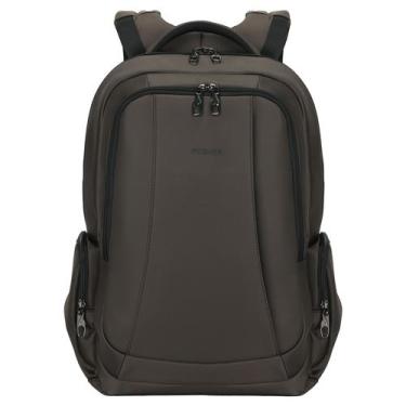 Imagem de Mochila Executiva Antifurto Posher Bolso Secreto Journey Pro Café