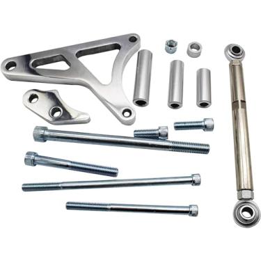 Imagem de GSKMOTOR kit de suporte de alternador de alumínio para bloco pequeno SB Ford 289 302 347, kit de acessórios de suporte de gerador de montagem polido com tarugo