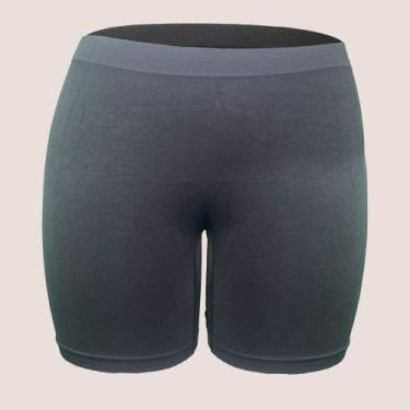 Imagem de Kit 3 Bermuda Plus Size Segunda Pele Cintura Alta Zee Rucci, Preto, G3