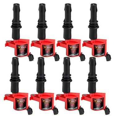 Imagem de Pacote de alta energia com 8 bobinas de ignição de bota reta para Ford Lincoln Mercury V8 V10 4.6l 5.4l 6.8l compatível com DG511 C1541 FD508