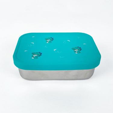 Imagem de Lancheira Bento Box em Aço Inox com Divisórias Removíeis Leo - Petit Piá