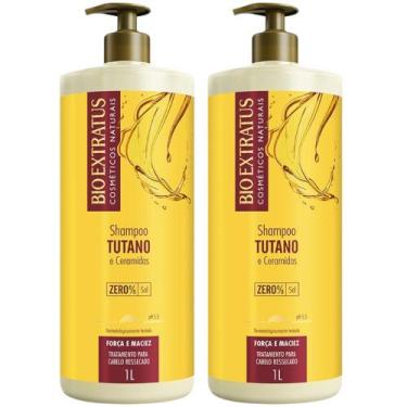 Imagem de kit 2 Shampoo Força e Maciez Tutano 1 L Bio Extratus - BIOEXTRATUS