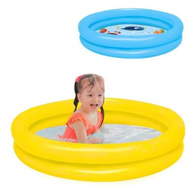 Imagem de Piscina Infantil Redonda Inflável De Fundo Estampado Animais Sortida 6