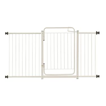 Imagem de Grade 149 a 154 cm Portão Segurança Sua Casa Top Grade para Cachorros Pet Crianças (BRANCO)