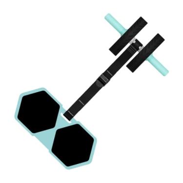 Imagem de Vaveren AB Roller Wheel com máquina de cinta elástica AB com roda abdominal do joelho para exercícios Mulheres, Azul