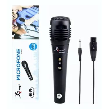Imagem de Microfone Profissional Cabo Xlr 2 Metros P10 P Igrejas Shows Karaokê Eventos E Palestras
