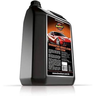 Imagem de Shampoo Com Cera Automotivo 5 Litros BraClean PREMIUM