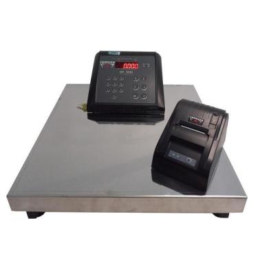 Imagem de Balança Industrial Ramuza 150kg/50g Bivolt IDR10.000 Impressora Térmic