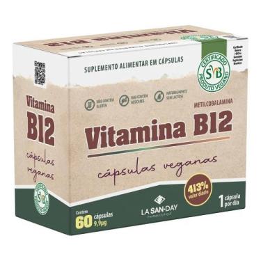 Imagem de Vitamina B12 Vegana (60 Cápsulas) - La San-Day