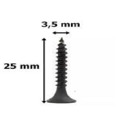 Imagem de Parafuso Drywall Tombeta 3,5 X 25 Ponta Agulha G25 1000pç - FIX