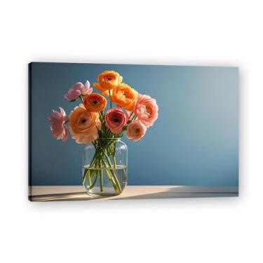 Imagem de Impressão em tela Lavender Dusk Village Cozy Town Paisagem de Vila Quente Arte de Parede para Decoração de Escritório em Casa Envolvida Galeria 60 x 90 cm