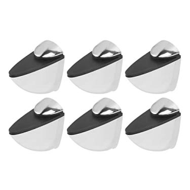 Imagem de 6pcs K169 Grampo de Vidro Portátil Peixe Bocal de Vidro Plataforma de Vidro Suporte para Home Shop Office Gampfish Bocal de Vidro de Vidro de Vidro de Vidro Brigas de Prateleira Suportaglass