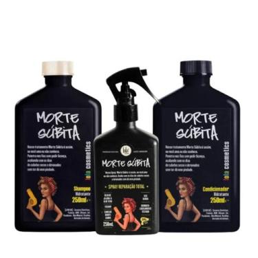 Imagem de Lola Cosmetics Kit Shampoo Liquido e Condicionador + Spray Morte Subit