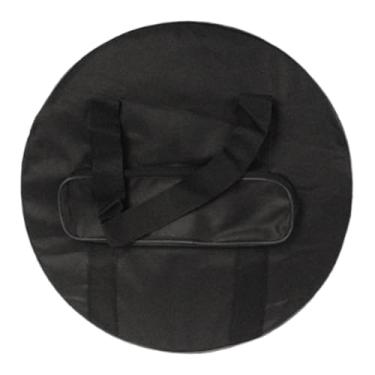 Imagem de TTETTZ Bolsa de show de pratos com alça de transporte Instrumentos de percussão Acessórios Bolsa de gongo Caixa de transporte para estágio de desempenho, 40cmx11cm