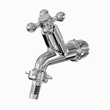 Imagem de Torneira de jardim Cromada 1128 C44 AM 1/2 Fani