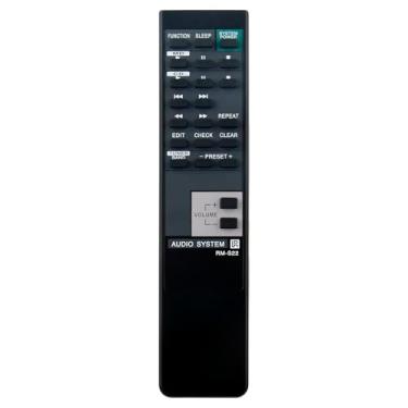 Imagem de Controle remoto de substituição RM-S22 compatível com Sony MHC-S200 MHC-501 HCD-H501 FH-G50 Mini sistema de componentes Hi-fi