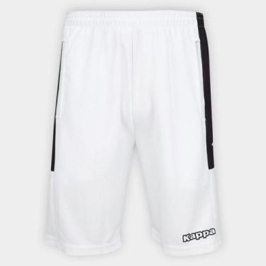 Imagem de Calção Kappa Sport Spader Masculino, Branco, P