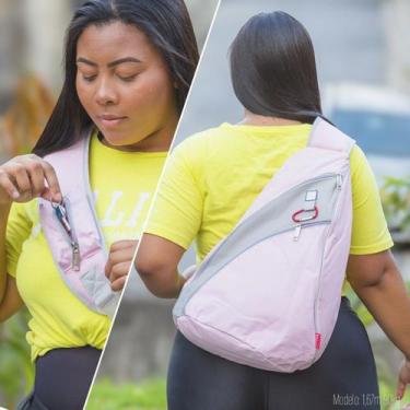 Imagem de Mochila Transversal Simples Moda Feminina Grande Capacidade Casual Esp