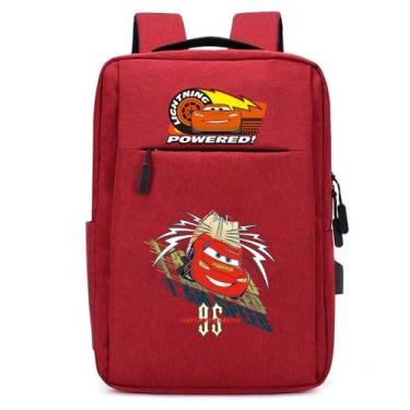 Imagem de Mochila USB Escolar Infantil Estampa Carros - Espaço para Notebooks, T