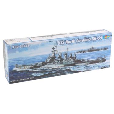 Imagem de Trumpeter 1/700 USS North Carolina BB55 Battleship Model Kit