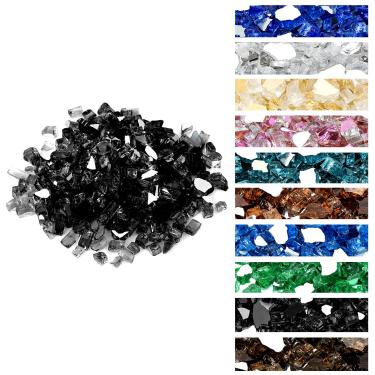 Imagem de Vidro reflexivo de fogo da Onlyfire para lareiras ou fogões de gás naturais ou de propano, conjunto de 3 kg