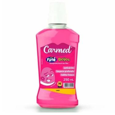 Imagem de Enxaguante Bucal Infantil Carmed Fini Beijos  250ml - Cimed