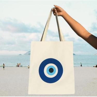 Imagem de Bolsa Ecobag 100% algodão Tema Olho Grego - armazze