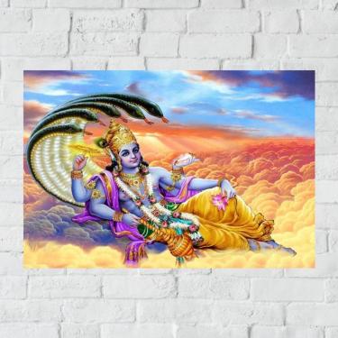 Imagem de Placa Decorativa Mdf Vixnu Tamanho 20x27cm Modelo 3a44