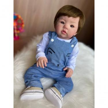 Imagem de Bebê Reborn Theo - Kit Completo Corpo Do Bebê Tecido