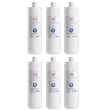 Imagem de Kit 6 Refil Filtro Purificador Ibbl C+5 Fr600 Expert Evolux Cor Branco