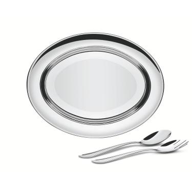 Imagem de Kit Para Salada Em Aço Inox Buena 3pçs - Tramontina